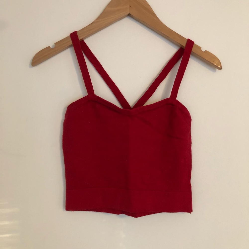 🌴☀️Festival vibes ✨🌿 American Apparel crop top